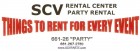 SCV Rental Logo SCV Rental
