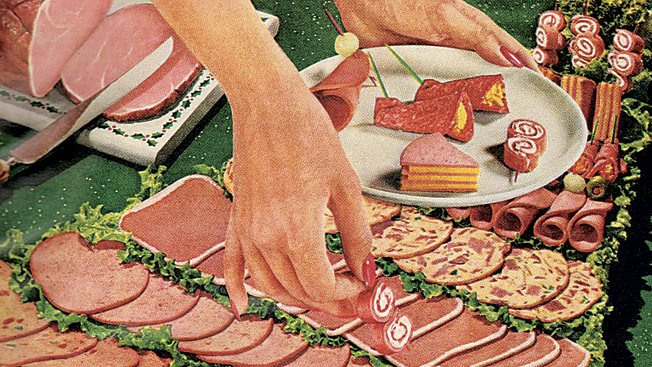 Resultado de imagem para lunch meats 1960s